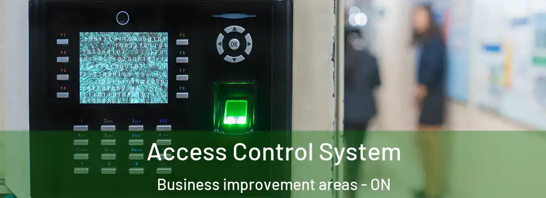  Access Control System Business improvement areas - ON