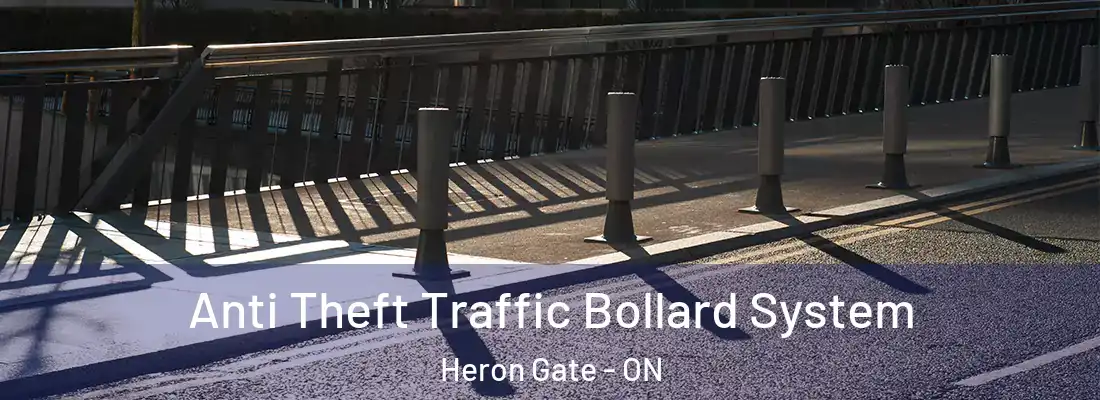  Anti Theft Traffic Bollard System Heron Gate - ON