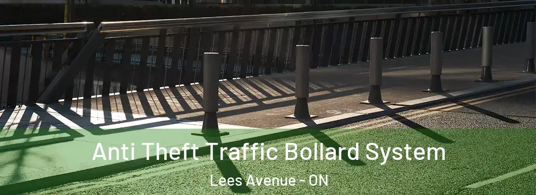  Anti Theft Traffic Bollard System Lees Avenue - ON