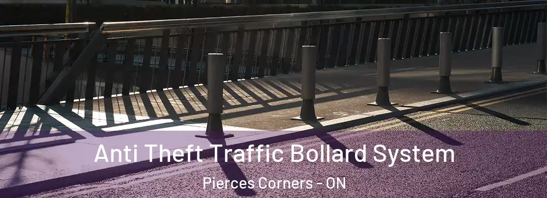  Anti Theft Traffic Bollard System Pierces Corners - ON