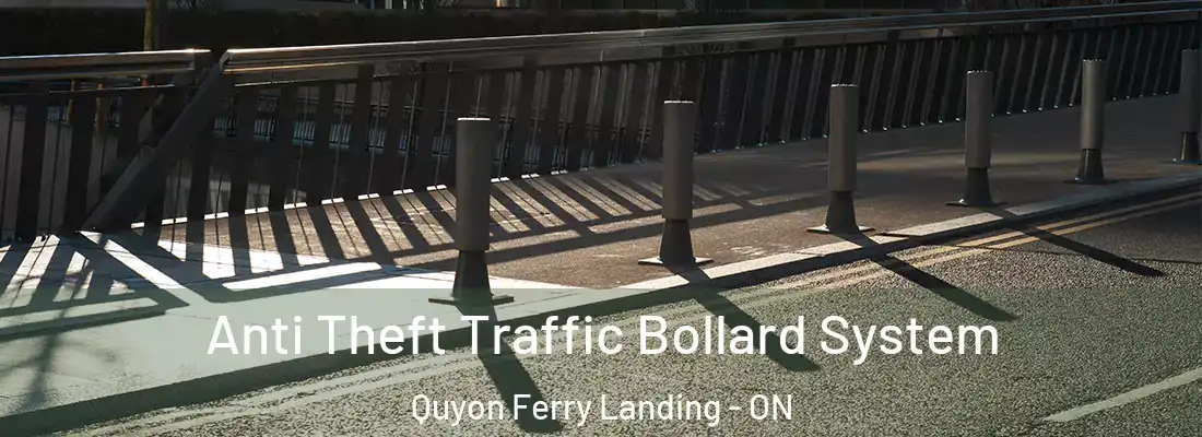  Anti Theft Traffic Bollard System Quyon Ferry Landing - ON