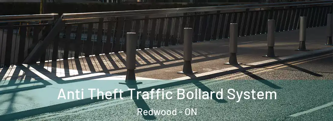  Anti Theft Traffic Bollard System Redwood - ON