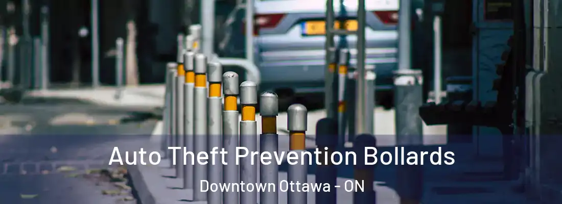  Auto Theft Prevention Bollards Downtown Ottawa - ON