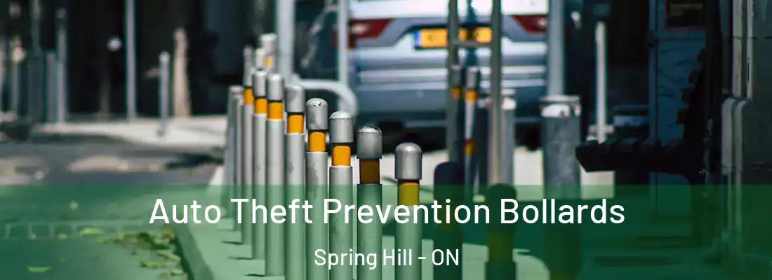  Auto Theft Prevention Bollards Spring Hill - ON