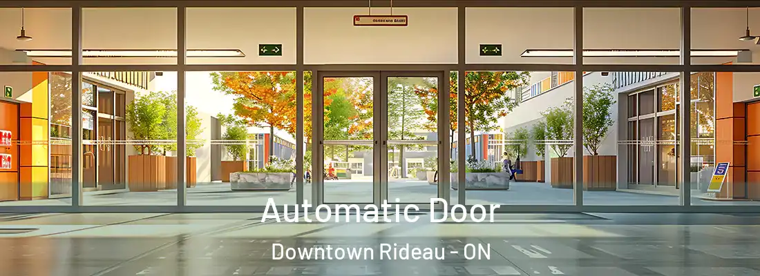  Automatic Door Downtown Rideau - ON