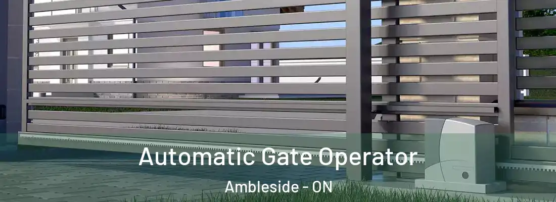 Automatic Gate Operator Ambleside - ON