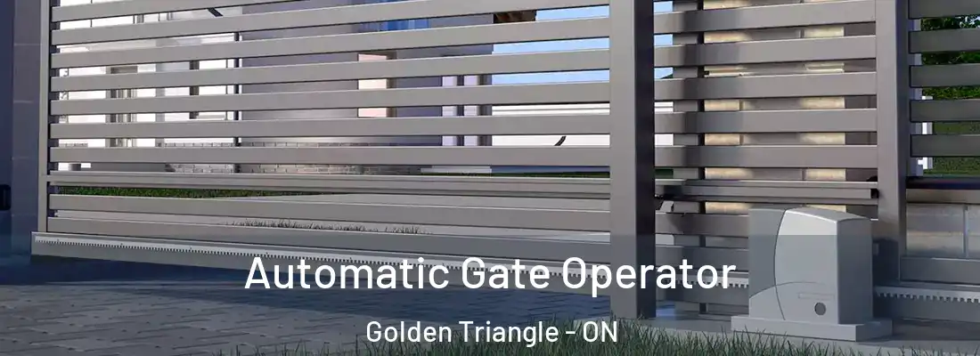  Automatic Gate Operator Golden Triangle - ON