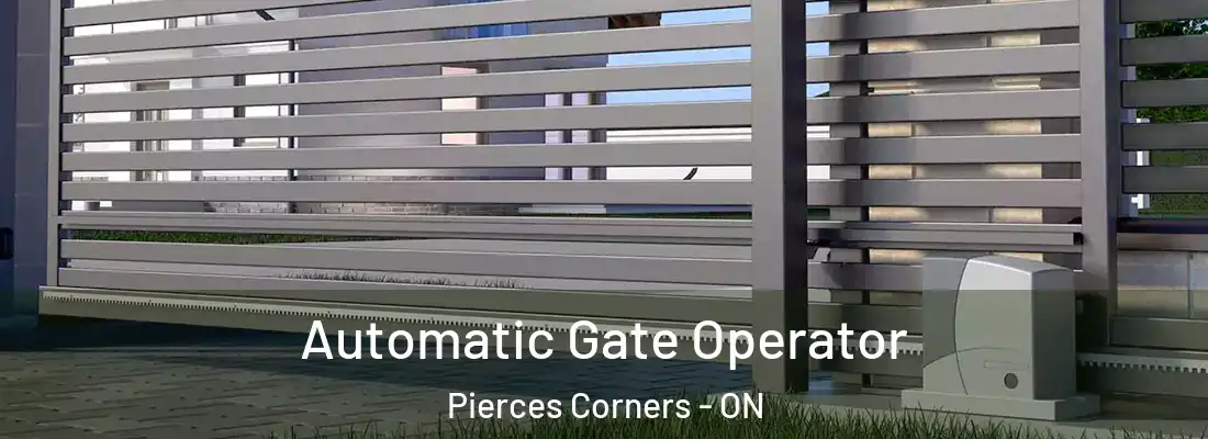  Automatic Gate Operator Pierces Corners - ON
