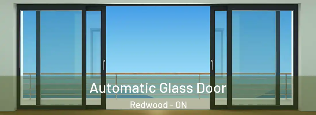  Automatic Glass Door Redwood - ON