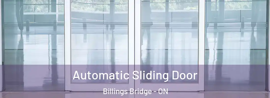  Automatic Sliding Door Billings Bridge - ON