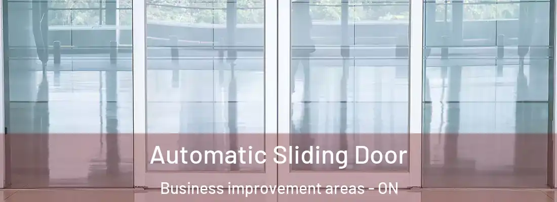  Automatic Sliding Door Business improvement areas - ON