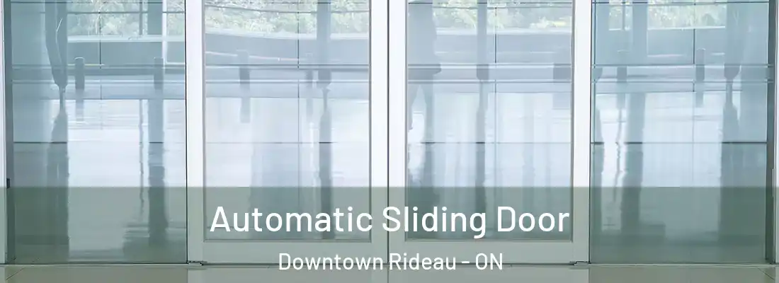  Automatic Sliding Door Downtown Rideau - ON