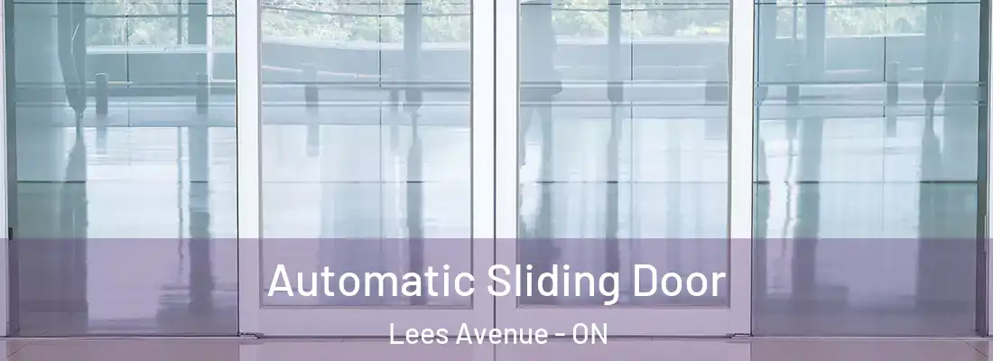  Automatic Sliding Door Lees Avenue - ON