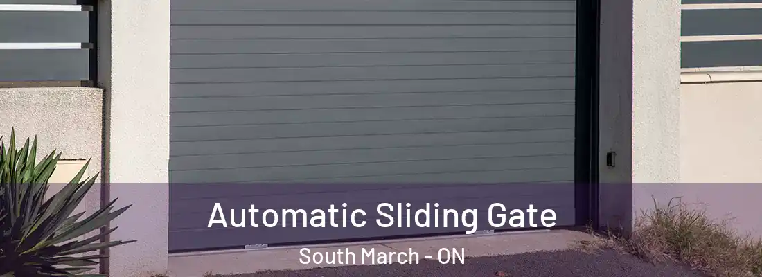  Automatic Sliding Gate South March - ON