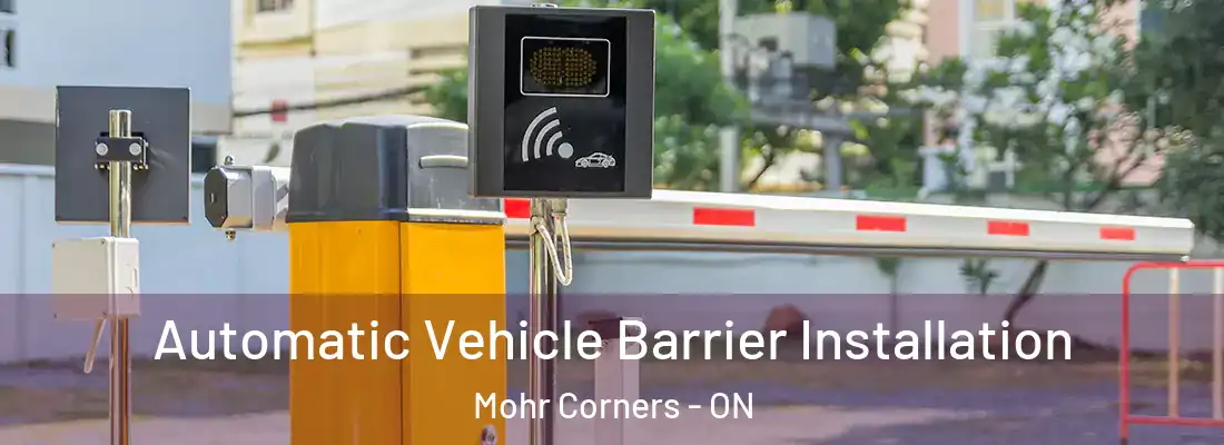  Automatic Vehicle Barrier Installation Mohr Corners - ON