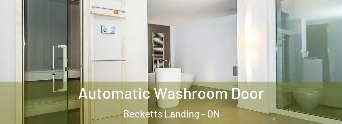  Automatic Washroom Door Becketts Landing - ON