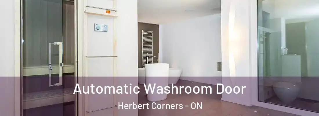  Automatic Washroom Door Herbert Corners - ON