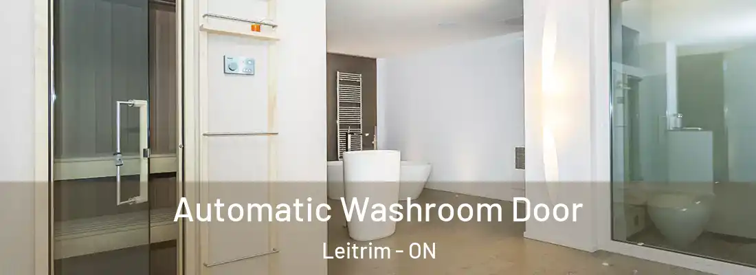  Automatic Washroom Door Leitrim - ON