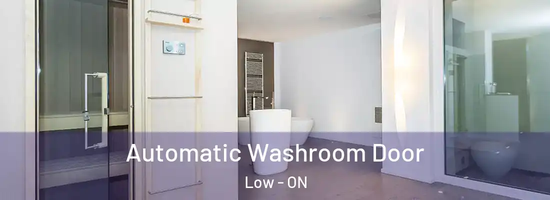 Automatic Washroom Door Low - ON