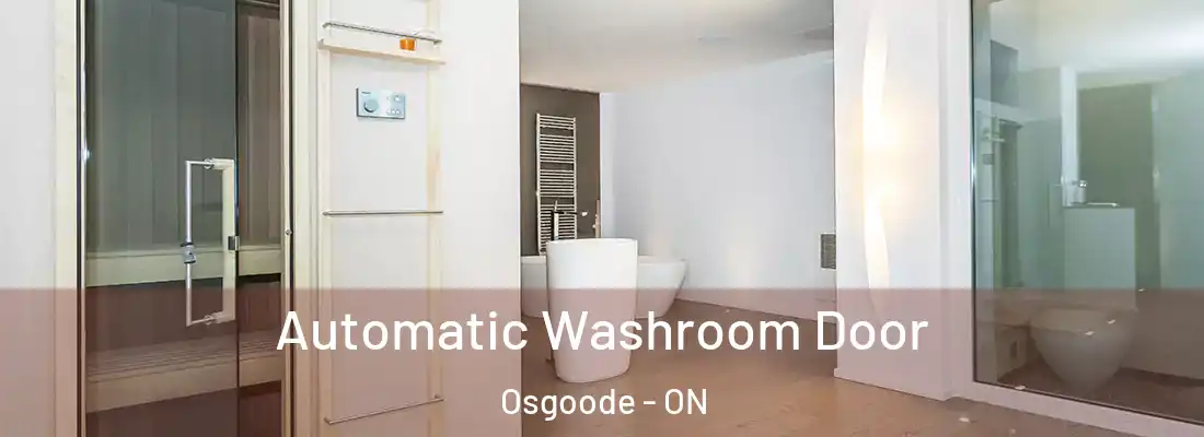  Automatic Washroom Door Osgoode - ON