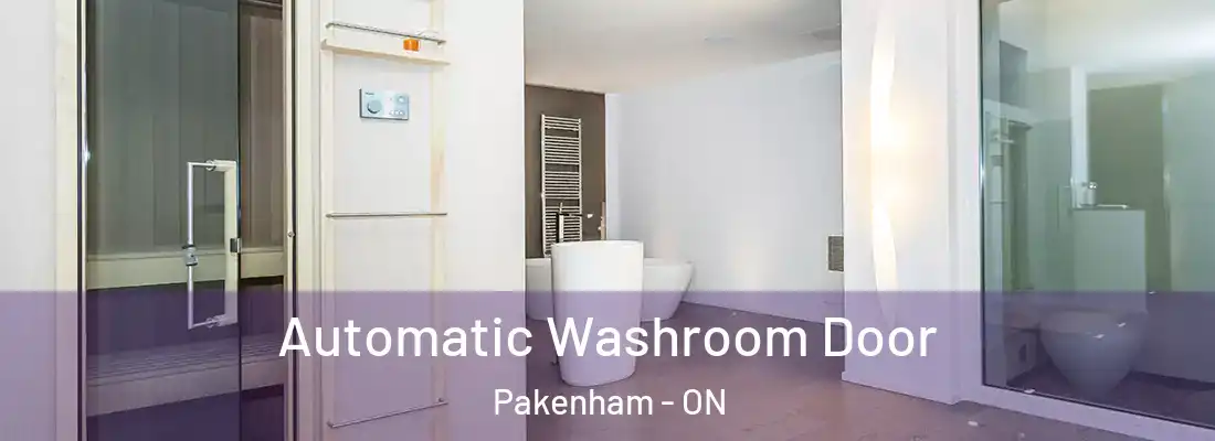  Automatic Washroom Door Pakenham - ON