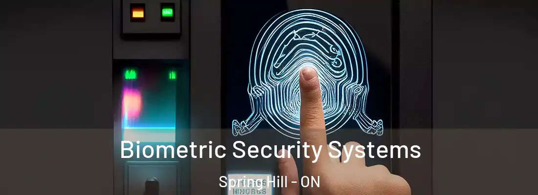  Biometric Security Systems Spring Hill - ON