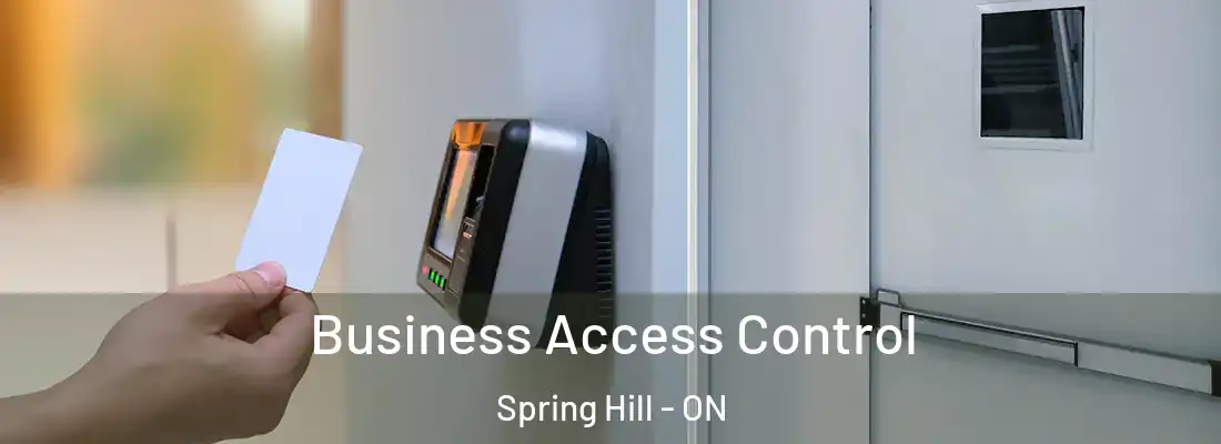  Business Access Control Spring Hill - ON