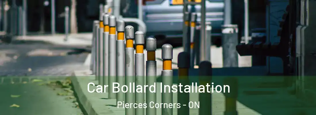  Car Bollard Installation Pierces Corners - ON
