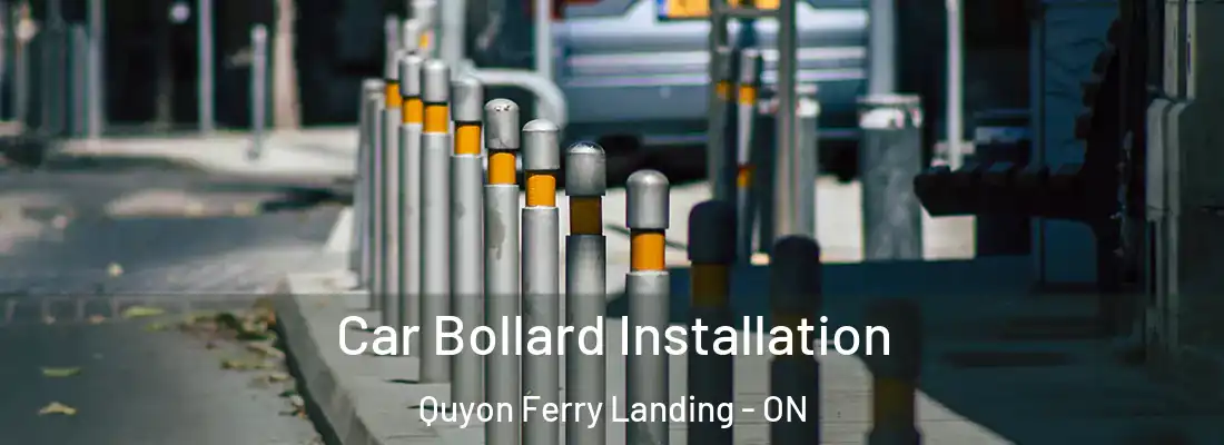  Car Bollard Installation Quyon Ferry Landing - ON