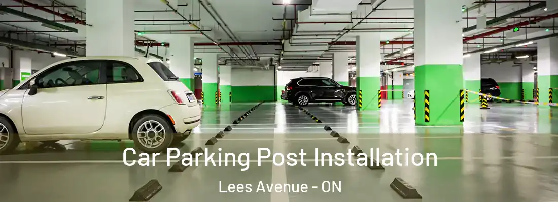  Car Parking Post Installation Lees Avenue - ON