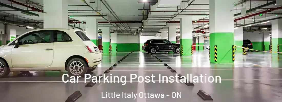  Car Parking Post Installation Little Italy Ottawa - ON