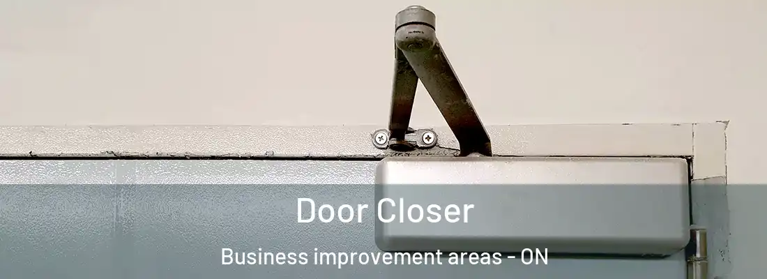  Door Closer Business improvement areas - ON