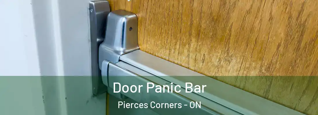  Door Panic Bar Pierces Corners - ON