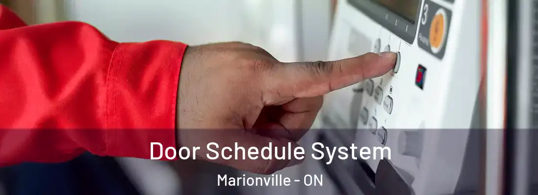 Door Schedule System Marionville - ON