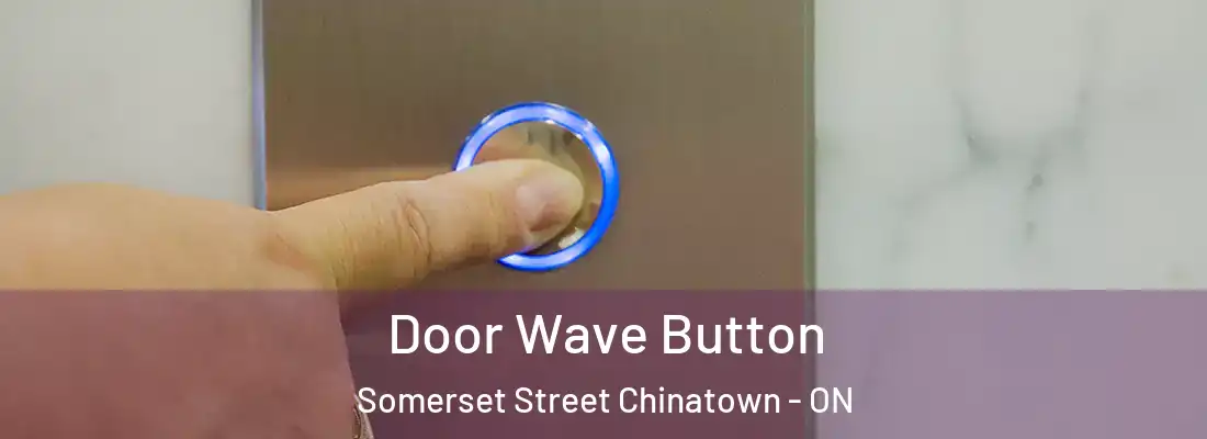  Door Wave Button Somerset Street Chinatown - ON
