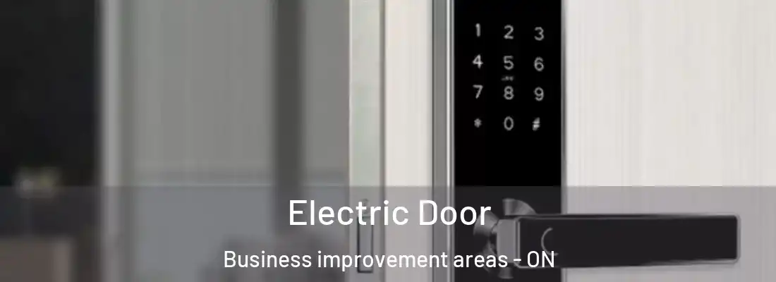  Electric Door Business improvement areas - ON