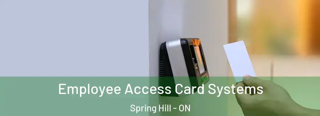  Employee Access Card Systems Spring Hill - ON