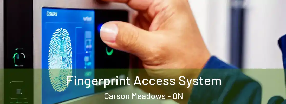  Fingerprint Access System Carson Meadows - ON