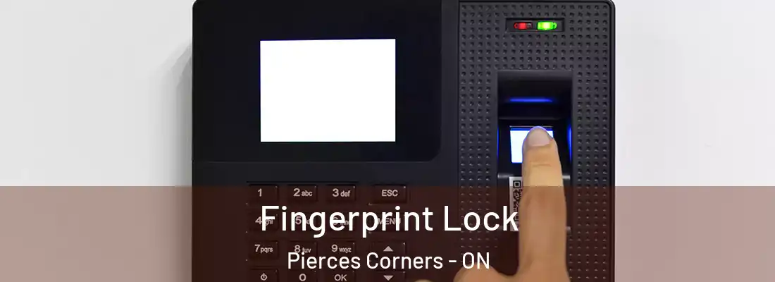  Fingerprint Lock Pierces Corners - ON