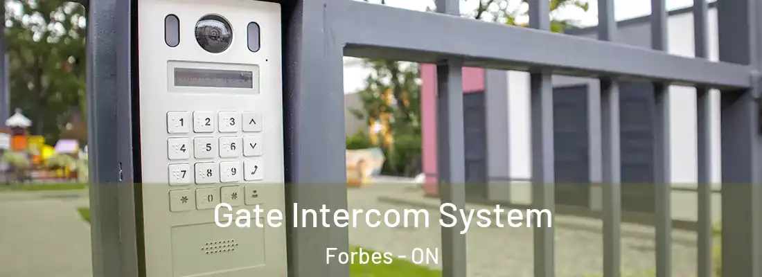  Gate Intercom System Forbes - ON