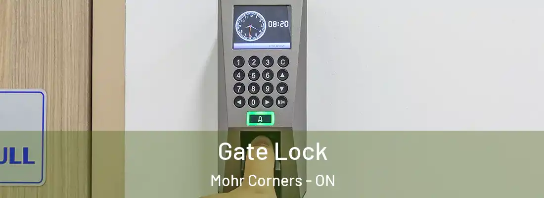  Gate Lock Mohr Corners - ON