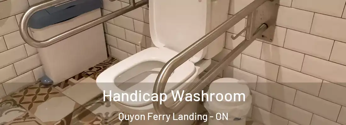  Handicap Washroom Quyon Ferry Landing - ON