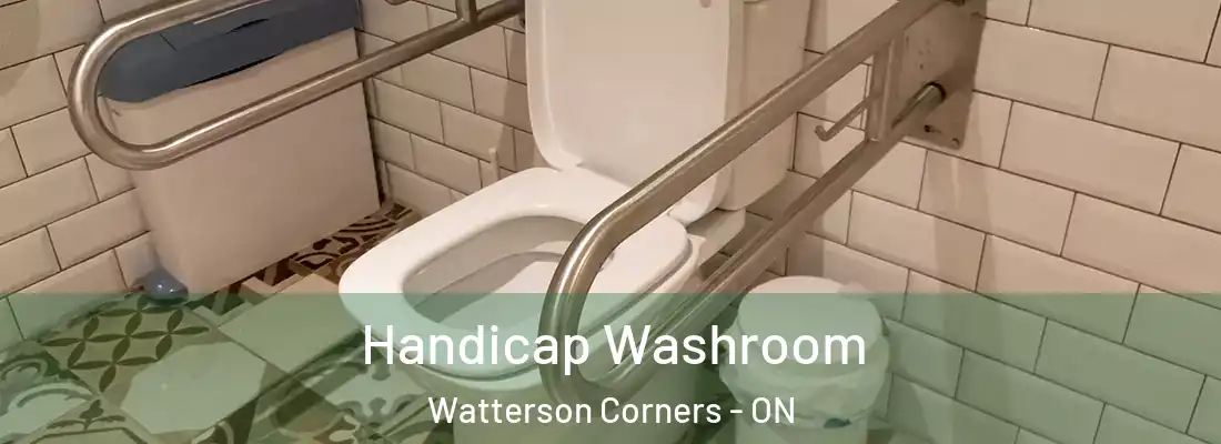  Handicap Washroom Watterson Corners - ON