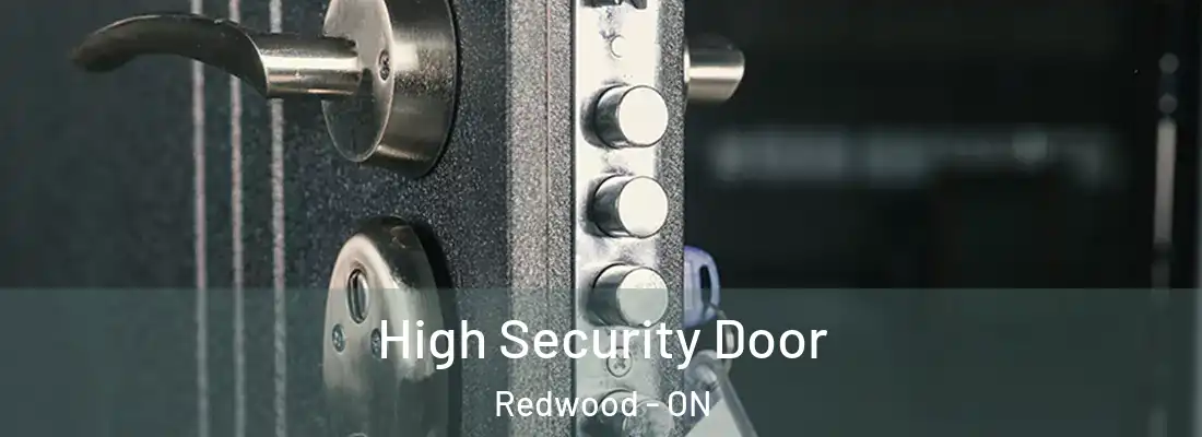  High Security Door Redwood - ON