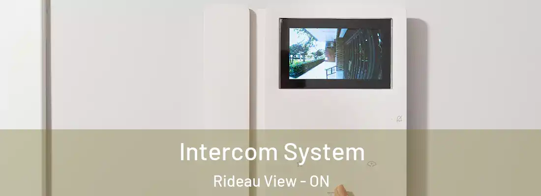  Intercom System Rideau View - ON