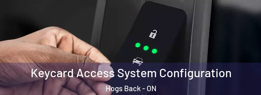  Keycard Access System Configuration Hogs Back - ON