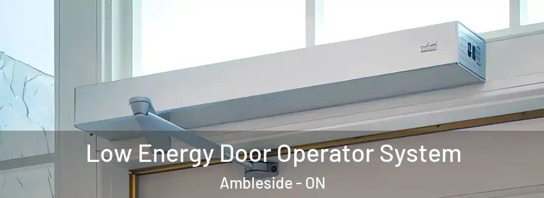  Low Energy Door Operator System Ambleside - ON
