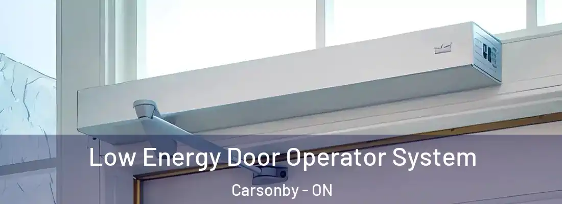  Low Energy Door Operator System Carsonby - ON