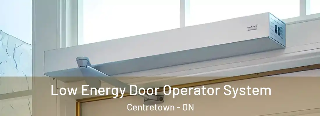  Low Energy Door Operator System Centretown - ON