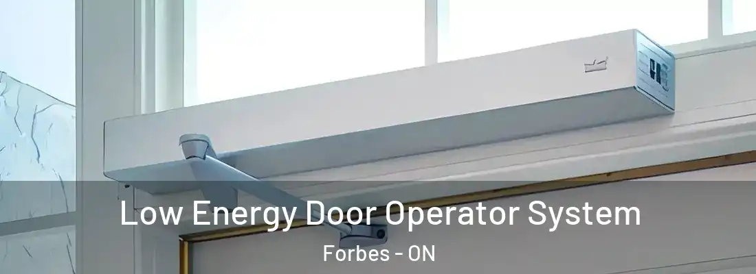  Low Energy Door Operator System Forbes - ON